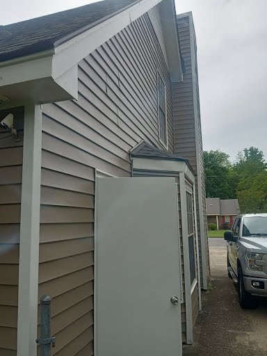 Exterior Siding and Side Entrance